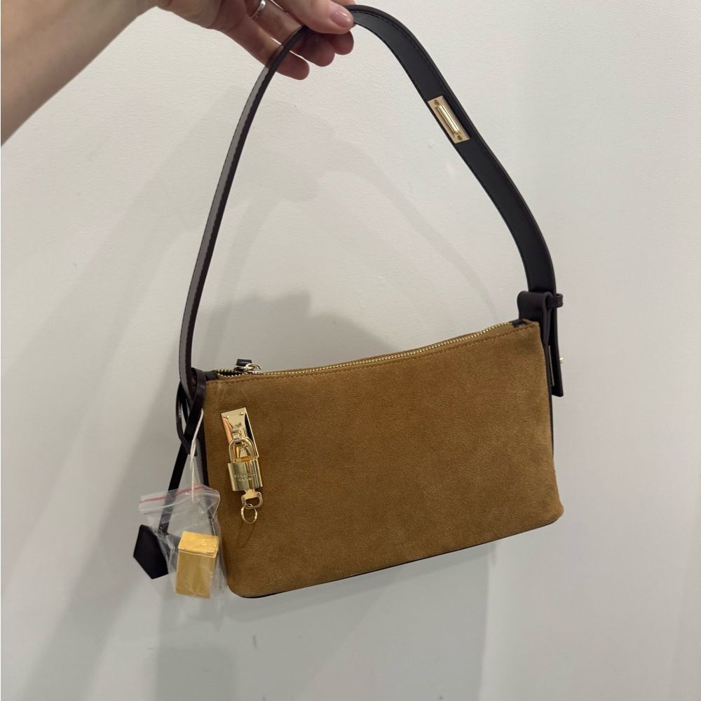 Verified Gold Suede Hobo Bag - Picture 13 of 16